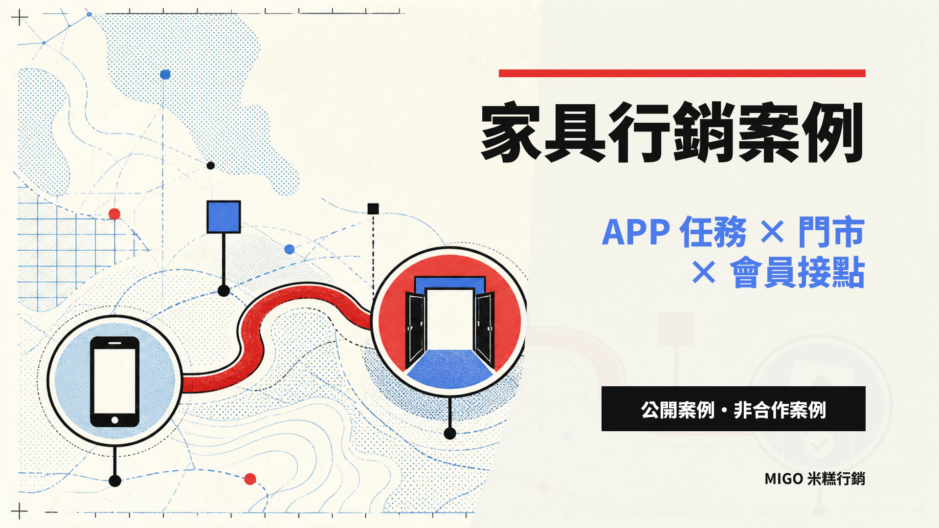 原創導視路線連接 App、實體門市與會員接點，說明家具行銷公開案例的旅程設計