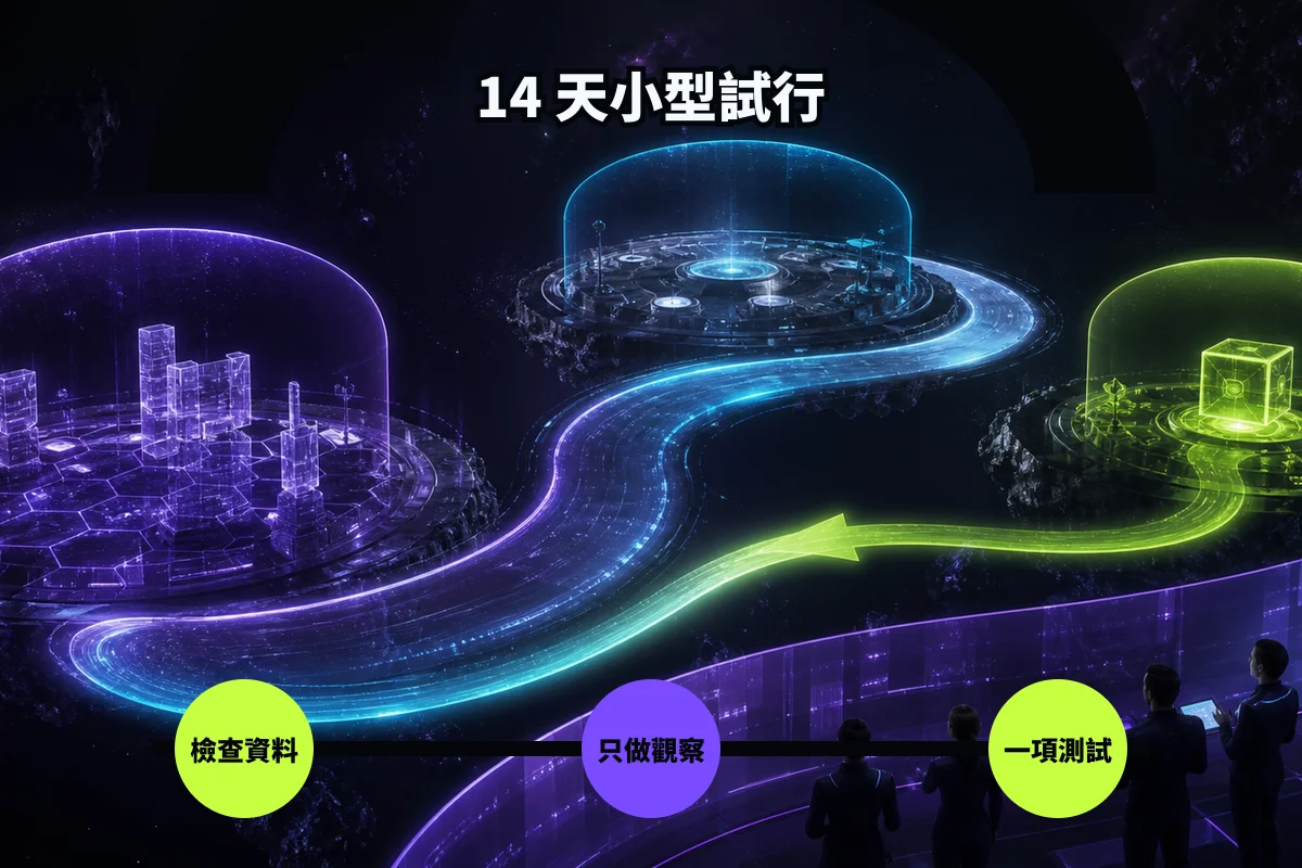 Meta AI 能分析廣告了?台灣中小企業導入前的 6 項檢查 4 Meta AI 廣告分析先以十四天小型試行並保留停止條件與回滾機制